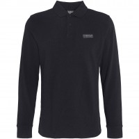блуза,с,яка,мъжки,тениски,barbour,international,men,s,long,sleeve,polo,shirt,black,bk71