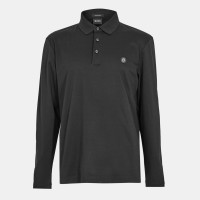 мъжки,тениски,boss,men,s,hbb,paley,long,sleeve,polo,black,002