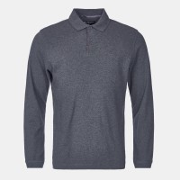 блуза,с,яка,мъжки,тениски,barbour,mens,essentials,long,sleeve,polo,shirt,slate,marl,gy73