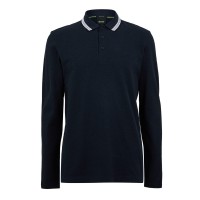 облекла,на,разпродажба,мъжки,тениски,boss,men's,hbg,plisy,long,sleeve,polo,navy
