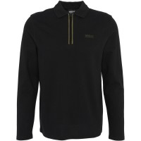 блуза,с,яка,облекла,на,разпродажба,мъжки,тениски,barbour,international,mens,marshall,polo,shirt,black,bk11