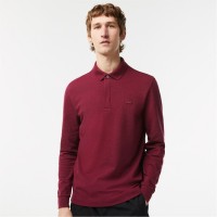 блуза,с,яка,облекла,на,разпродажба,мъжки,тениски,lacoste,long,sleeve,logo,polo,shirt,vine,chine