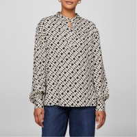 дамски,ризи,tommy,hilfiger,women's,fluid,long,sleeve,blouse,monogram