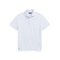 блуза,с,яка,облекла,на,разпродажба,polo,ralph,lauren,linen,short,sleeve,polo,shirt,office,blue