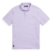 блуза,с,яка,облекла,на,разпродажба,polo,ralph,lauren,linen,short,sleeve,polo,shirt,sky,lavender