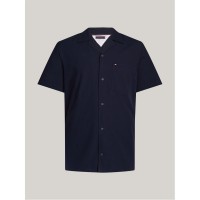 риза,облекла,на,разпродажба,мъжки,ризи,tommy,hilfiger,men's,seersucker,short,sleeve,plain,shirt,optic,white