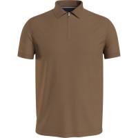 блуза,с,яка,мъжки,тениски,tommy,hilfiger,interlock,zip,placket,polo,shirt,desert,khaki