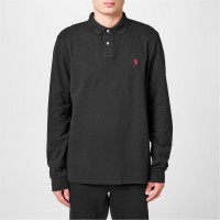 блуза,с,яка,мъжки,тениски,polo,ralph,lauren,slim,fit,polo,shirt,black