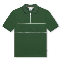 юношеска,блуза,с,яка,детски,облекла,boss,zip,logo,polo,shirt,juniors,khaki,651