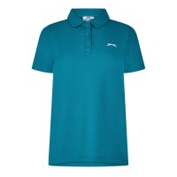дамска,блуза,с,яка,дамски,топове,дамски,блузи,с,яка,slazenger,pique,polo,shirt,womens,teal