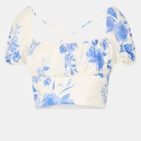 jack,wills,tie,back,top,white,print