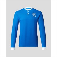 блуза,с,яка,шотландска,висша,лига,rangers,мъжки,горнища,размер+,castore,men's,long,sleeve,polo,shirt,blue