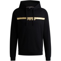 суичър,мъжки,ежедневни,облекла,мъжки,горнища,с,качулка,boss,authentic,hoodie,black,gold,001