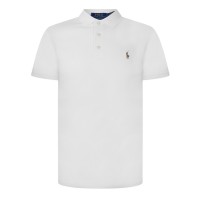 блуза,с,яка,мъжки,тениски,polo,ralph,lauren,men's,slim,fit,short,sleeve,polo,shirt,white