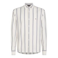 облекла,на,разпродажба,мъжки,ризи,tommy,hilfiger,men's,shadow,stripe,long,sleeve,patterned,shirt,white,navy