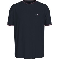 тениска,облекла,на,разпродажба,мъжки,тениски,tommy,hilfiger,signature,tipped,t,shirt,desert,sky