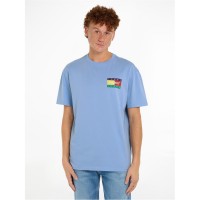 тениска,мъжки,тениски,tommy,jeans,tj,colour,badge,tee,sn43,westside,blue