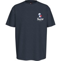 облекла,на,разпродажба,мъжки,тениски,tommy,jeans,graphic,tee,dark,night