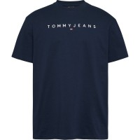 тениска,мъжки,тениски,tommy,jeans,tjm,reg,linear,logo,tee,ext,dk,night,navy