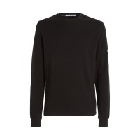 фланелка,с,дълъг,ръкав,мъжки,тениски,calvin,klein,jeans,waffle,long,sleeve,top,ck,black