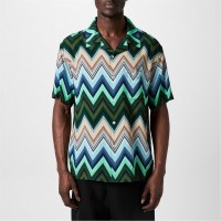 облекла,на,разпродажба,мъжки,ризи,missoni,men's,short,sleeve,patterned,shirt,green,sm9lq