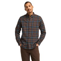 мъжки,ризи,timberland,men,s,midweight,flannel,check,dark,long,sleeve,patterned,shirt,dark,sapphire