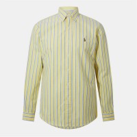 мъжки,ризи,polo,ralph,lauren,multi,coloured,striped,poplin,shirt,yellow,blue