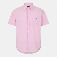 риза,с,къс,ръкав,облекла,на,разпродажба,мъжки,ризи,polo,ralph,lauren,men's,striped,seersucker,short,sleeve,shirt,rose,white