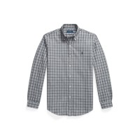 риза,с,дълъг,ръкав,облекла,на,разпродажба,мъжки,ризи,polo,ralph,lauren,men's,brushoxf,long,sleeve,patterned,shirt,grey,heather