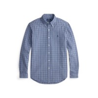 риза,с,дълъг,ръкав,облекла,на,разпродажба,мъжки,ризи,polo,ralph,lauren,men's,brushoxf,long,sleeve,patterned,shirt,blue,heather