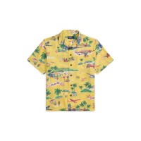 облекла,на,разпродажба,мъжки,ризи,polo,ralph,lauren,men's,rayon,bear,short,sleeve,patterned,shirt,holiday,bear