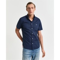 риза,с,къс,ръкав,мъжки,ризи,gant,regular,fit,classic,poplin,short,sleeve,shirt,marine