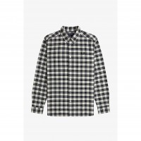 риза,с,дълъг,ръкав,мъжки,ризи,fred,perry,men,s,tartan,long,sleeve,oxford,shirt,ecru,560