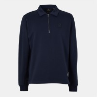 облекла,на,разпродажба,мъжки,ежедневни,облекла,мъжки,горнища,с,качулка,belstaff,men's,curator,quarter,zip,fleece,dark,ink