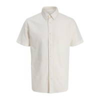 риза,jack,and,jones,men's,short,sleeve,plain,shirt,white