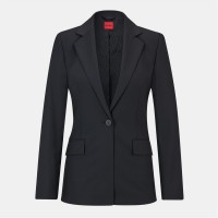 hugo,women's,atana,single,button,suit,jacket,black
