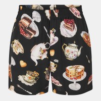 къси,панталони,мъжки,къси,панталони,moschino,men,s,tea,tailored,shorts,black