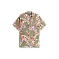 облекла,на,разпродажба,мъжки,ризи,tommy,hilfiger,men's,floral,short,sleeve,patterned,shirt,battlegreen,0h7