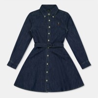 риза,с,дълъг,ръкав,детски,3/4,панталони,polo,ralph,lauren,kids',long,sleeve,denim,shirt,denim