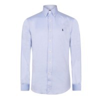 облекла,на,разпродажба,мъжки,ризи,polo,ralph,lauren,pinpoint,oxford,shirt,blue