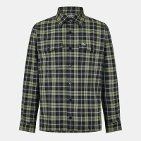 lacoste,men,s,long,sleeve,oxford,shirt,khaki,multico
