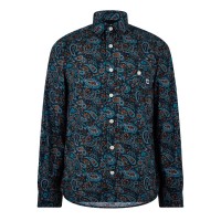 облекла,на,разпродажба,pretty,green,men's,wonderwall,paisley,long,sleeve,patterned,shirt,dark,grey