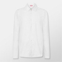 риза,облекла,на,разпродажба,мъжки,ризи,diesel,men's,long,sleeve,plain,shirt,bright,white