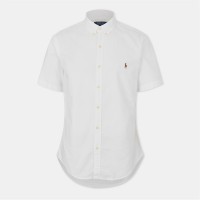 облекла,на,разпродажба,мъжки,ризи,polo,ralph,lauren,custom,fit,oxford,shirt,white