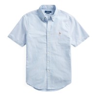 мъжки,ризи,polo,ralph,lauren,custom,fit,oxford,shirt,bsr,blue