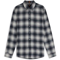 мъжки,ризи,boss,check,shirt,grey,cheq,063