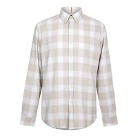 облекла,на,разпродажба,мъжки,ризи,boss,men's,check,shirt,eye,catching,print,light,beige