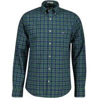 мъжки,ризи,gant,reg,classic,poplin,check,forest,gre,forest,green
