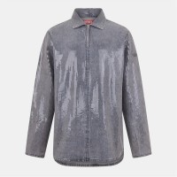 облекла,на,разпродажба,мъжки,ризи,diesel,diesel,brads,camicia,sn99,black,grey,denm