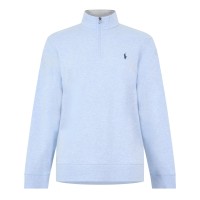 фланелка,мъжки,горнища,с,качулка,мъжки,ежедневни,облекла,polo,ralph,lauren,luxury,jersey,quarter,zip,pullover,office,blu,hthr